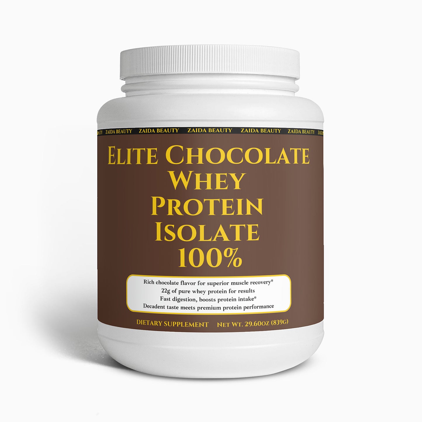 Elite Chocolate Whey Protein Isolate 100%