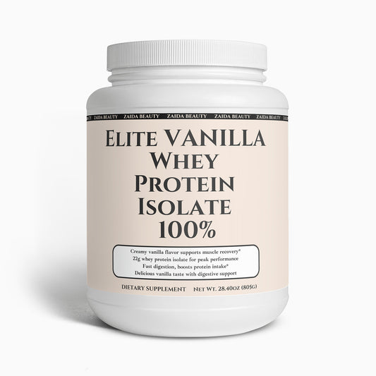 Elite Vanilla Whey Protein Isolate 100%