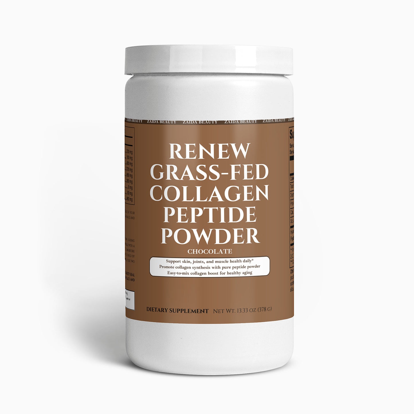 Renew Grass-Fed Collagen Peptide Powder (Chocolate)